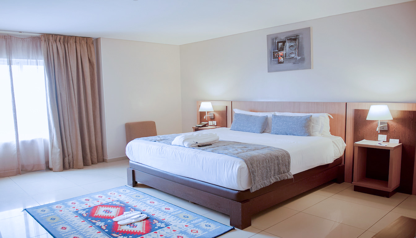 Luxury hotel room